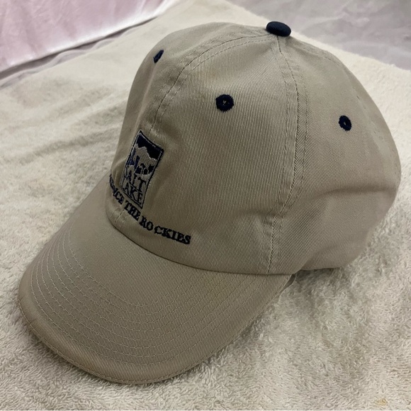 Fahrenheit "Salt Lake Experience the Rockies" Adjustable Beige & Black Ball Cap - Picture 6 of 14